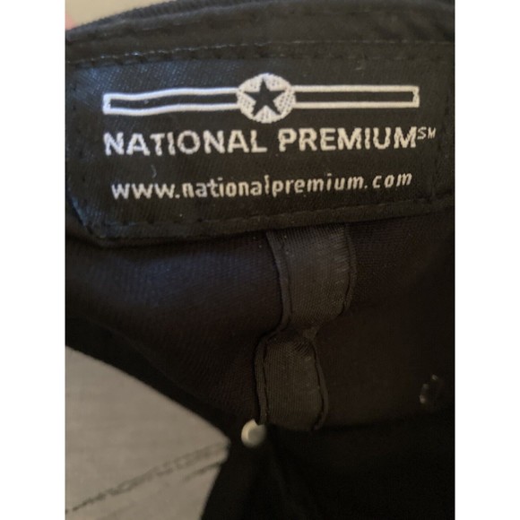 Snap On Tools Black Adjustable Hat Red White Graffiti Paint Splatter - Picture 7 of 8